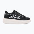 Încălțăminte pentru femei KARL LAGERFELD Kapri Cornelly Signia Stitch black leather