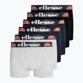 Ellesse Millaro boxeri 6 perechi negru/gri/marin