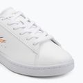 Încălțăminte pentru copii Lacoste Carnaby Jr white/light pink 7