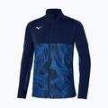 Jachetă pentru bărbați  Mizuno Paris Athlete Hybrid Warm Up navy blue