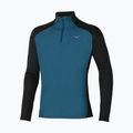 Longsleeve de alergare pentru bărbați Mizuno Hybrid LS Tee black/blue wing teal