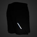 Pantaloni scurți de alergare pentru bărbați Mizuno Trail ER 2IN1 black 7