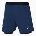 Pantaloni scurți de alergare pentru bărbați Mizuno Tech Light 5.5" 2IN1 estate blue 2