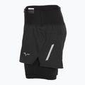 Pantaloni scurți de alergare pentru bărbați Mizuno Trail ER 2IN1 black 3