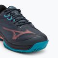 Încălțăminte de padel pentru bărbați Mizuno Wave Exceed Light 2 Padel salute/ hibiscus/ enamel blue 7