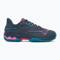 Încălțăminte de padel pentru femei  Mizuno Wave Exceed Light 2 Padel midnight navy/ fuchsia purple/ enamel blue 2