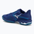 Încălțăminte de tenis pentru bărbați Mizuno Wave Exceed Light 2 CC bellwether blue/ white/ fjord blue 3
