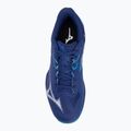Încălțăminte de tenis pentru bărbați Mizuno Wave Exceed Light 2 CC bellwether blue/ white/ fjord blue 5