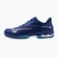 Încălțăminte de tenis pentru bărbați Mizuno Wave Exceed Light 2 CC bellwether blue/ white/ fjord blue 8