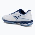 Încălțăminte de tenis pentru femei Mizuno Wave Exceed Light 2 CC white/ bellwether blue/ bel air blue 3