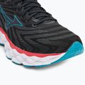 Încălțăminte de alergare pentru bărbați Mizuno Wave Sky 8 black/black/ enamel blue 7