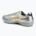 Încălțăminte de fotbal pentru bărbați Mizuno Morelia Sala Pro TF galaxy silver/gold/gold 3