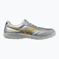 Încălțăminte de fotbal pentru bărbați Mizuno Morelia Sala Pro TF galaxy silver/gold/gold