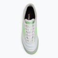 Încălțăminte de fotbal pentru bărbați Mizuno Morelia Sala Pro TF white/neon green/galaxy silver 5
