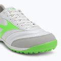 Încălțăminte de fotbal pentru bărbați Mizuno Morelia Sala Pro TF white/neon green/galaxy silver 7