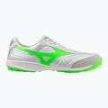 Încălțăminte de fotbal pentru bărbați Mizuno Morelia Sala Pro TF white/neon green/galaxy silver