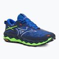 Încălțăminte de alergare pentru bărbați Mizuno Wave Mujin 10 reflex blue c/white/green gecko
