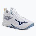 Pantofi de volei Mizuno Wave Dimension Mid alb/albastru bellwether/belairblu