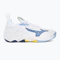 Încălțăminte de volei Mizuno Wave Momentum 3 white/bellwether blue/bel air blue 2