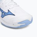 Încălțăminte de volei Mizuno Wave Momentum 3 white/bellwether blue/bel air blue 7