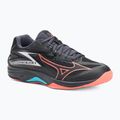 Încălțăminte de volei Mizuno Thunder Blade Z black/neon flame/peacock blue