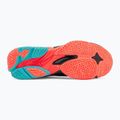Încălțăminte de volei Mizuno Wave Lightning Z8 Mid black/neon flame/peacock blue 4