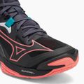 Încălțăminte de volei Mizuno Wave Lightning Z8 Mid black/neon flame/peacock blue 7