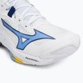 Încălțăminte de volei Mizuno Wave Lightning Z8 Mid white/bellwether blue/bel air blue 7