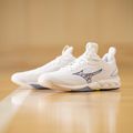 Pantofi de volei Mizuno Wave Luminous 3 alb/albastru bellwether/belairblu 14