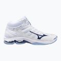 Încălțăminte de volei Mizuno Wave Voltage 2 Mid white/bellwether blue/bel air blue 8