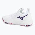 Încălțăminte de volei Mizuno Wave Momentum 3 white/violet indigo/camellia rose 3