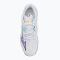 Pantofi de volei damă Mizuno Wave Lightning Z8 alb/violet indigo/camelliaros 5