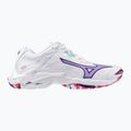 Pantofi de volei damă Mizuno Wave Lightning Z8 alb/violet indigo/camelliaros 8