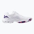 Pantofi de volei damă Mizuno Wave Lightning Z8 alb/violet indigo/camelliaros 9