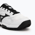 Încălțăminte de tenis pentru bărbați Mizuno Break Shot 5 CC white/ black/ harbor mist 7