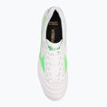 Încălțăminte de fotbal pentru bărbați Mizuno Morelia II Japan Md white/neon green/galaxy silver 5