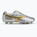 Încălțăminte de fotbal pentru bărbați Mizuno Morelia II Club Md galaxy silver/gold/gold 2