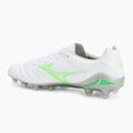 Încălțăminte de fotbal pentru bărbați Mizuno Monarcida Neo III Pro Md white/neon green 3