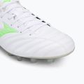 Încălțăminte de fotbal pentru bărbați Mizuno Monarcida Neo III Pro Md white/neon green 7