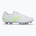 Încălțăminte de fotbal pentru bărbați Mizuno Monarcida Neo III Select Md white/neon green 2