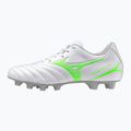 Încălțăminte de fotbal pentru bărbați Mizuno Monarcida Neo III Select Md white/neon green 8