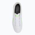 Încălțăminte de fotbal pentru bărbați Mizuno Morelia Neo IV Pro Md white/neon green/cool gray 3c 5