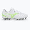 Încălțăminte de fotbal pentru copii Mizuno Monarcida Neo III Select Jr Md white/neon green 2