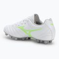 Încălțăminte de fotbal pentru copii Mizuno Monarcida Neo III Select Jr Md white/neon green 3