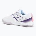 Încălțăminte de volei Mizuno Cyclone Speed 5 white/violet indigo/camellia rose 3