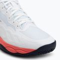 Încălțăminte de tenis pentru bărbați Mizuno Wave Enforce Court AC white/baritone blue/calypso coral 7