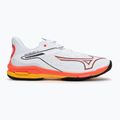 Încălțăminte de tenis pentru bărbați Mizuno Wave Exceed Tour 6 AC white/fiery coral 2/citrus 2