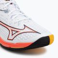 Încălțăminte de tenis pentru bărbați Mizuno Wave Exceed Tour 6 AC white/fiery coral 2/citrus 7