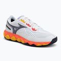 Încălțăminte de tenis Mizuno Wave Enforce Tour 6 AC white/fiery coral 2/citrus