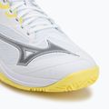 Încălțăminte de padel pentru femei Mizuno Wave Exceed Court Padel W white/black send/lemon tonic 7